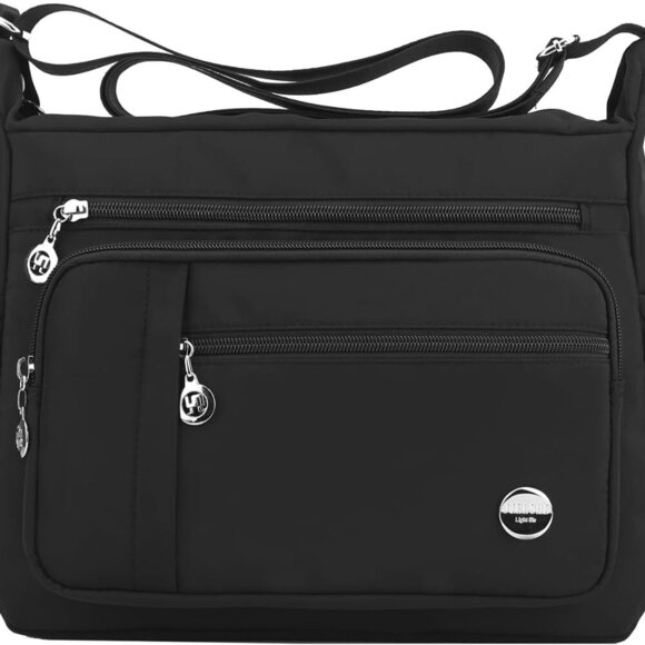 Stylish Lightweight Nylon Women’s Handbag - Roomy Tote with Multiple Pockets - Picture 1 of 6
